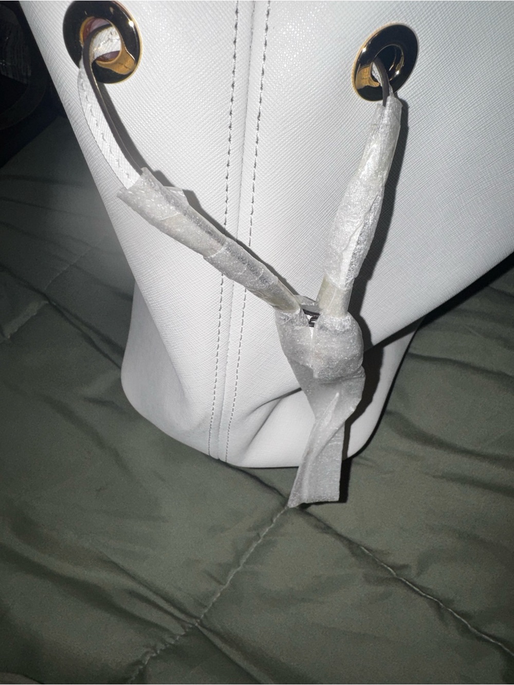 Michael Kors black and white reversible tote w Pouch 35T8GTVT9T NWT - Picture 9 of 16
